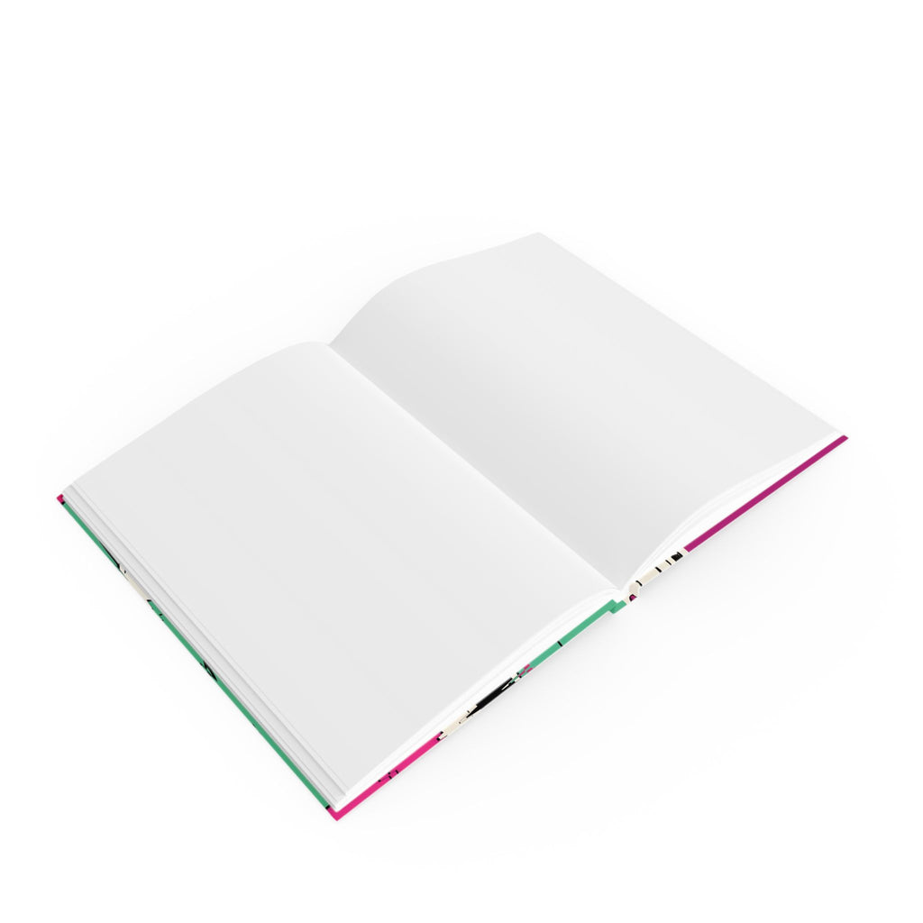 aiko keiko kawaii anime girls sunglasses illustration hardcover journal