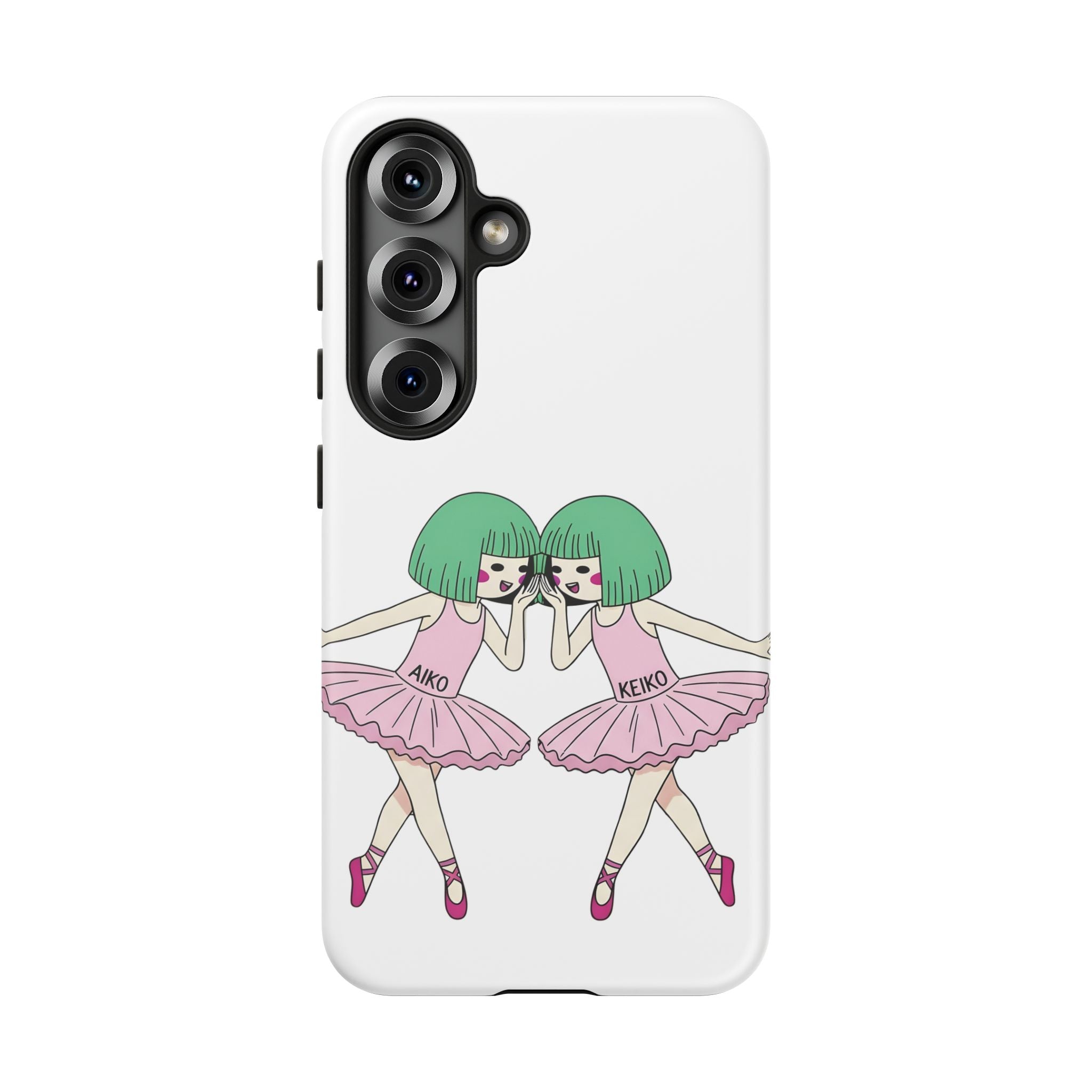 Aiko and Keiko ballerina friendship illustration Samsung Galaxy phone case