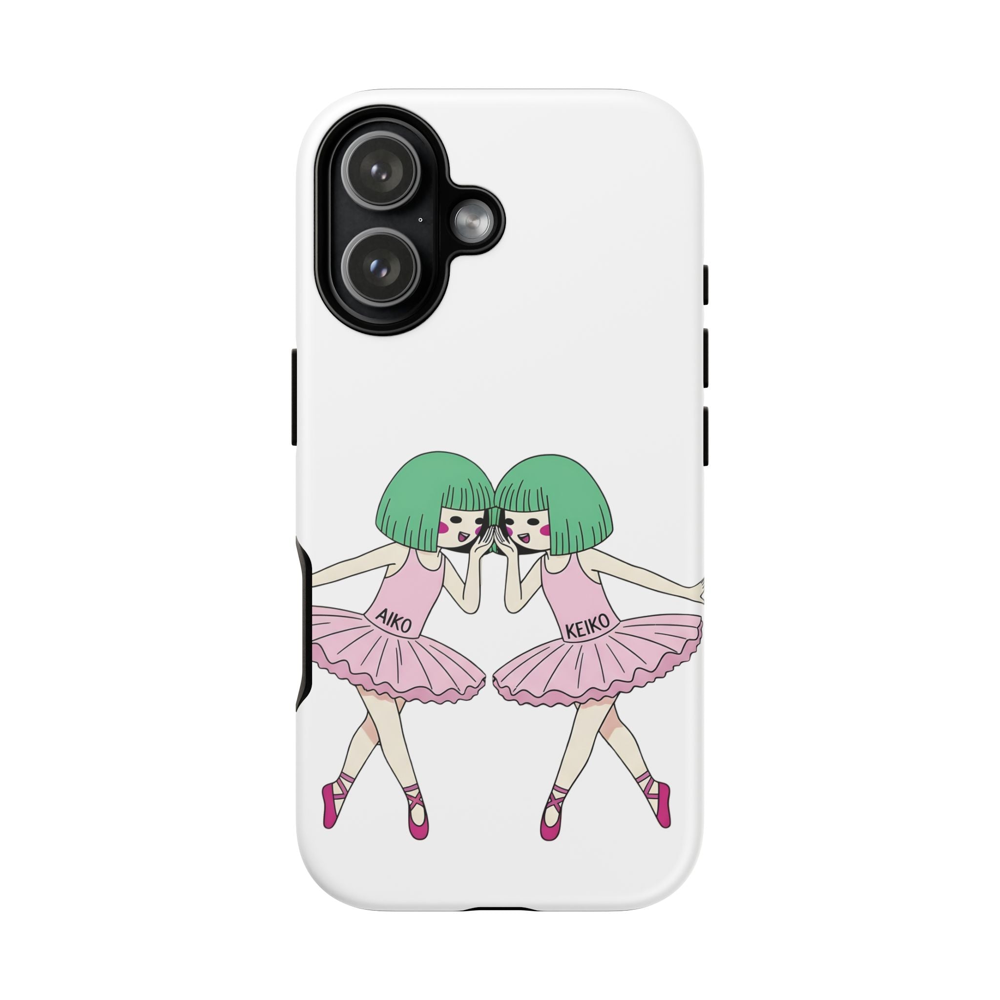 Aiko and Keiko ballerina friendship illustration phone case