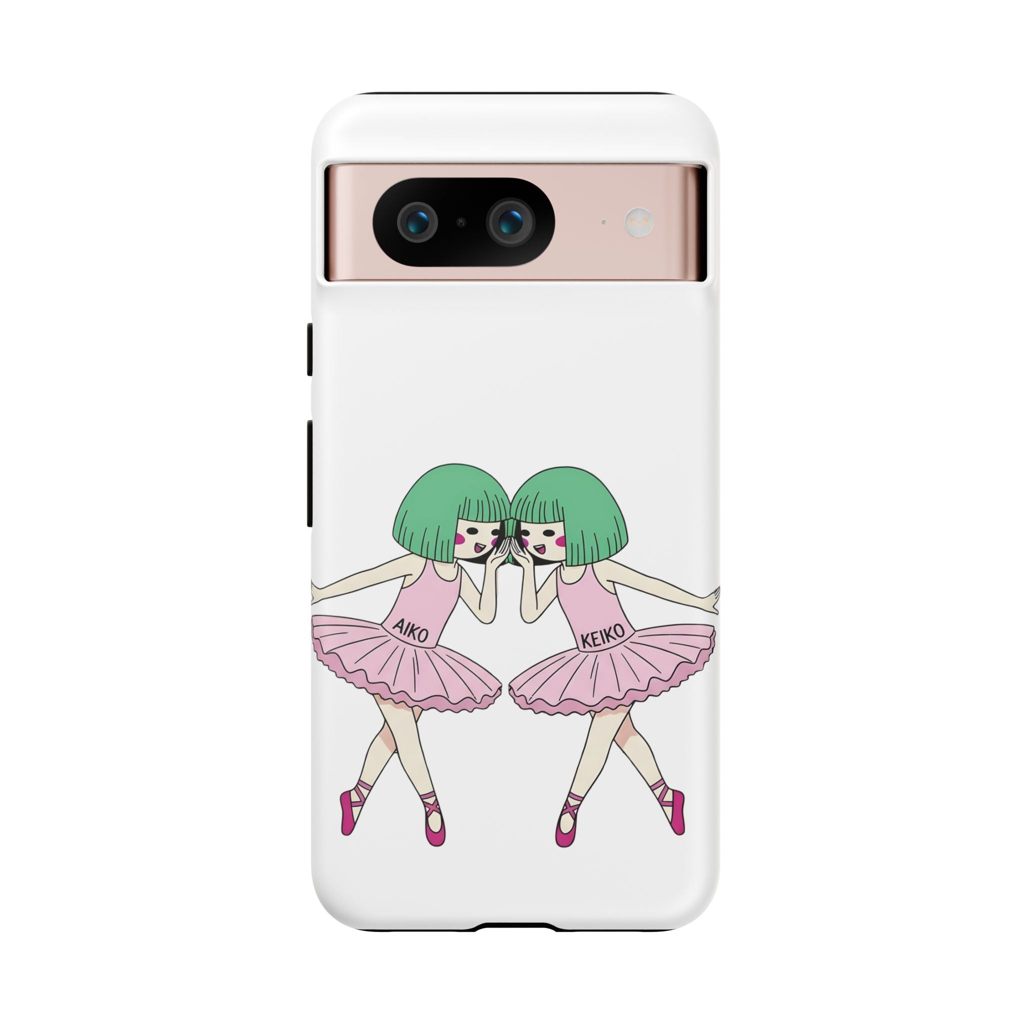 Aiko and Keiko ballerina friendship illustration phone case