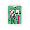 Aiko and Keiko Forever Friends hardcover illustrated journal with green hair characters and pink accents.