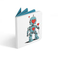 Lowen Blu robot character journal book from the Bubblegum After School universe